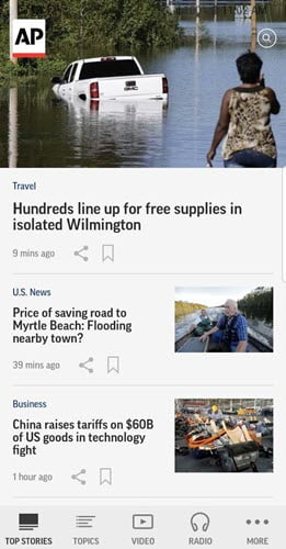 صورة لـ أفضل بدائل Google News لنظامي التشغيل Android و iOS | google-news-alternative-04-ap-news-min-DzTechs