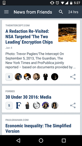 صورة لـ أفضل بدائل Google News لنظامي التشغيل Android و iOS | google-news-alternative-06-Nuzzel-min-DzTechs