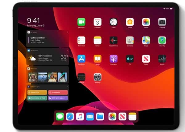 صورة لـ نظام التشغيل iPadOS : كل ما تحتاج إلى معرفته عن جديد هذا النظام | iPadOS-Overview-Home-Screen-min-DzTechs
