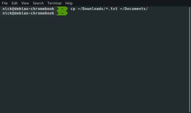 صورة لـ كيفية نسخ (ولصق) الملفات والدلائل من سطر الأوامر على Linux | linux-cli-copy-all-file-type-DzTechs