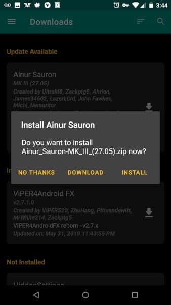 صورة لـ كيفية تثبيت إضافات Android من Magisk Manager | magisk-module-update-min-DzTechs