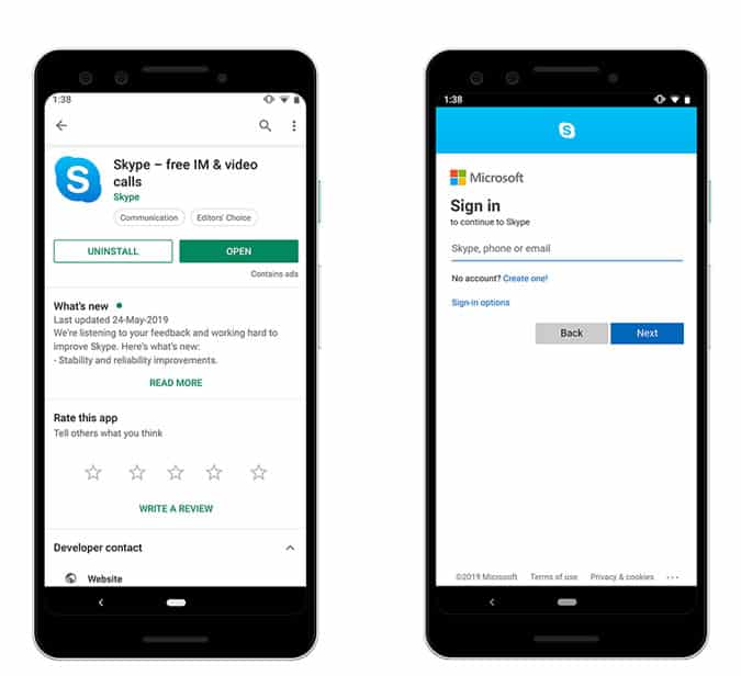 صورة لـ كيفية مشاركة الشاشة بإستخدام Skype على الهاتف و سطح المكتب | mob-1-min-DzTechs
