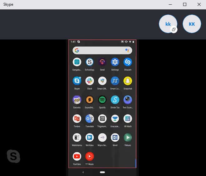 صورة لـ كيفية مشاركة الشاشة بإستخدام Skype على الهاتف و سطح المكتب | mob-skype-1-min-DzTechs