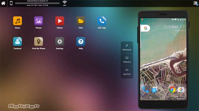 صورة لـ كيفية عرض شاشة Android على الكمبيوتر باستخدام WiFi أو USB بكل يسر وسلاسة | mobizen-min-DzTechs