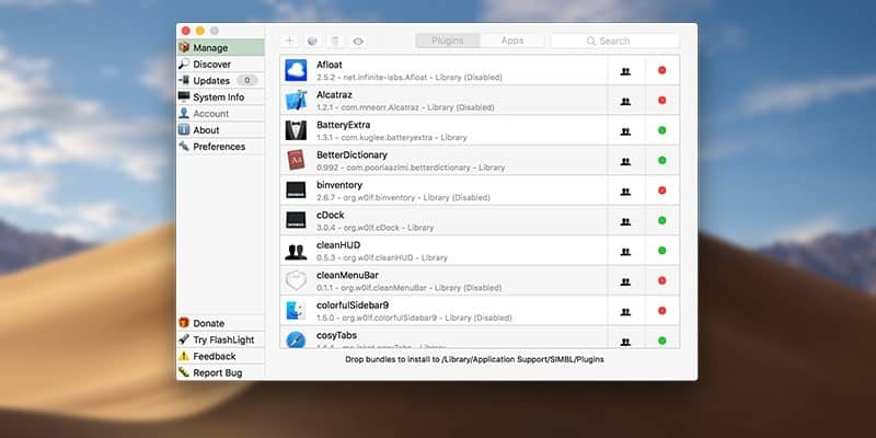 صورة لـ استخدام mySIMBL لتخصيص نظام macOS بشكل عميق | mysimbl-primary-window-hero-min-DzTechs