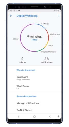 صورة لـ أفضل 12 من وحدات Magisk لتجربتها في 2023 | note-8-mockup-wellbeing-min-DzTechs