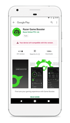 صورة لـ أفضل 12 من وحدات Magisk لتجربتها في 2023 | razer-game-incompatiible-min-DzTechs