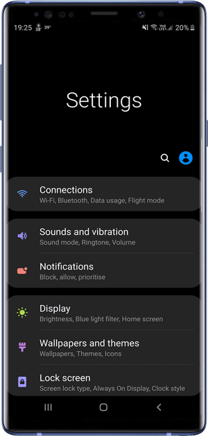 صورة لـ مجموعة تطبيقات Android التي تحتوي على الوضع المظلم (+20 تطبيق) | samsung-one-UI-dark-mode-min-DzTechs
