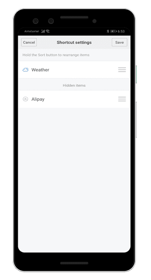 صورة لـ أفضل تطبيقات Amazfit Bip، وجوه مخصصة والنصائح والخدع المدهشة | shortcut-settings-min-DzTechs