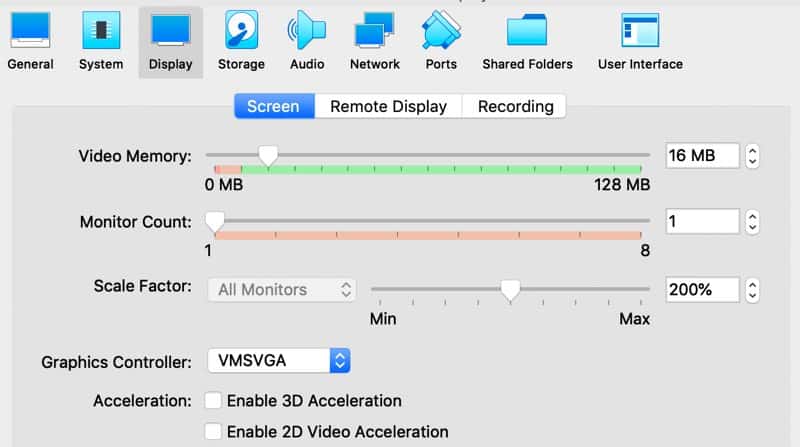 صورة لـ كيفية إصلاح مشكل التجميد عند تشغيل Ubuntu في VirtualBox | virtualbox-ubuntu-freezing-3d-acceleration-min-DzTechs