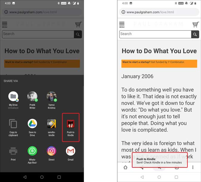 صورة لـ كيفية إرسال المقالات إلى Kindle من نظام Android بسهولة | 5-1-min-DzTechs