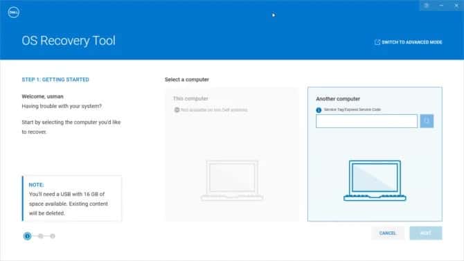 صورة لـ تنزيل Windows Recovery Image لاسترداد كمبيوتر OEM إلى وضع المصتع | Dell-OS-Recovery-Tool-main-670x377-min-DzTechs