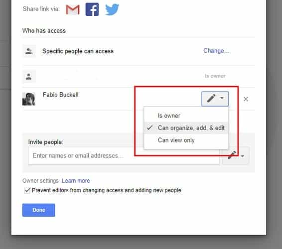صورة لـ كيفية استخدام Google Drive لزيادة وتعزيز الإنتاجية | Drive-Change-Permissions-min-DzTechs