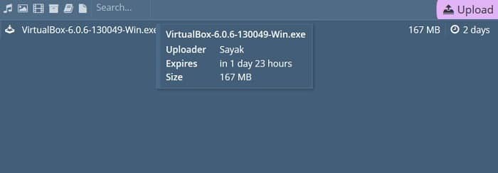 صورة لـ طرق سهلة وسريعة لإرسال ومشاركة الملفات الكبيرة عبر الإنترنت | Filetype-exe-Volafile-min-DzTechs