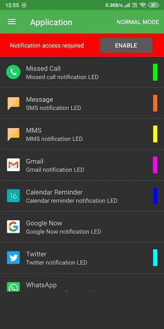 صورة لـ أفضل تطبيقات تخصيص ضوء إشعارات LED لنظام Android | LED-Light-Notifications-Apps-3-min-DzTechs