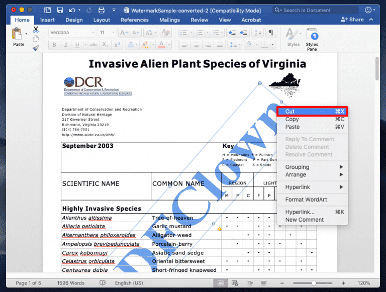 صورة لـ طرق إزالة العلامة المائية من ملف Adobe PDF على نظام Windows / Mac | Screenshot-2019-07-11-at-7.37.10-PM-768x581-min-DzTechs