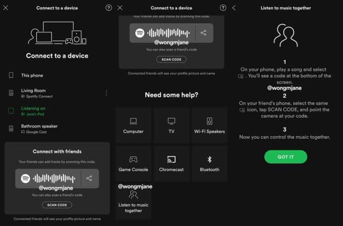 صورة لـ تطبيقات موسيقى مجانية لا تحتاج إلى WiFi أو بيانات خلوية | Spotify-Social-Listening-min-DzTechs