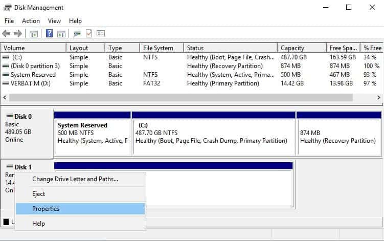 صورة لـ كيفية تمكين ميزة الإزالة السريعة لمحركات أقراص USB على Windows | USB-quick-removal-disk-properties-min-DzTechs