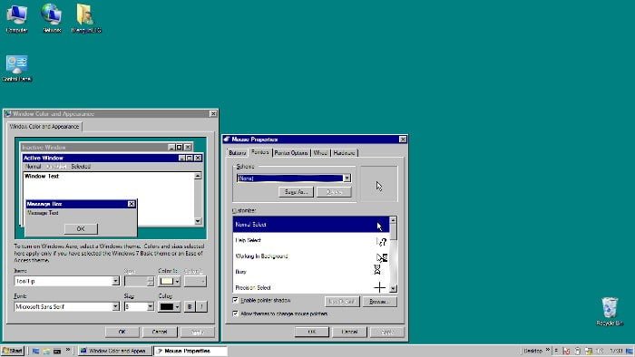 صورة لـ أفضل قوالب ومظاهر Windows 10 يجب عليك التحقق منها | best-windows-10-themes-windows-95-min-DzTechs