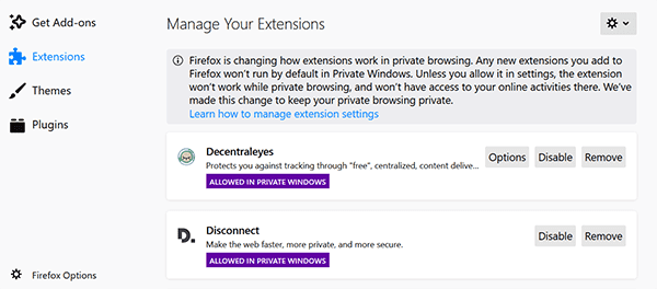 صورة لـ هل إضافات المتصفح تستهلك موارد النظام وتبطئ التصفح؟ | browser-extensions-firefox-addons-menu-min-DzTechs