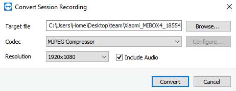 صورة لـ كيفية تسجيل الشاشة على MI Box S أو أي Android TV ؟ | convert-session-recording-min-DzTechs