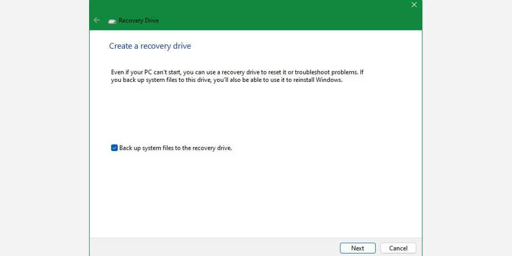 صورة لـ Windows 10 لا يقوم بالتمهيد؟ إصلاحات لتشغيل الكمبيوتر مرة أخرى | create_recovery_drive_windows_10