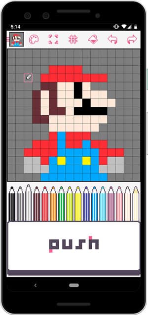 صورة لـ إنشاء صور فن بكسل مذهلة باستخدام هذه التطبيقات على Android و iOS و Web | dotpict-min-DzTechs