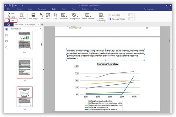 صورة لـ طرق إزالة العلامة المائية من ملف Adobe PDF على نظام Windows / Mac | edit-pdf-texts-01-min-DzTechs
