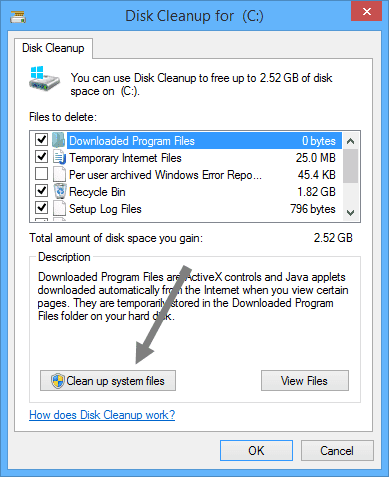 صورة لـ أفضل الطرق لتحرير مساحة تخزين القرص الصلب على Windows 10 | free-disk-space-clean-system-files-min-DzTechs