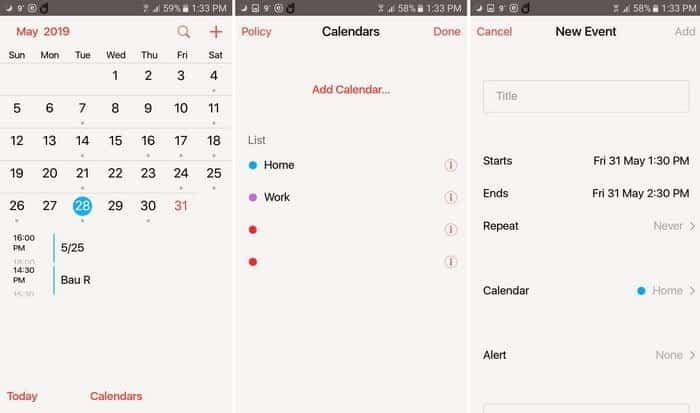 صورة لـ كيف تجعل هاتف Android الخاص بك يشبه الـ iPhone | iPhone-iCalendar-DzTechs