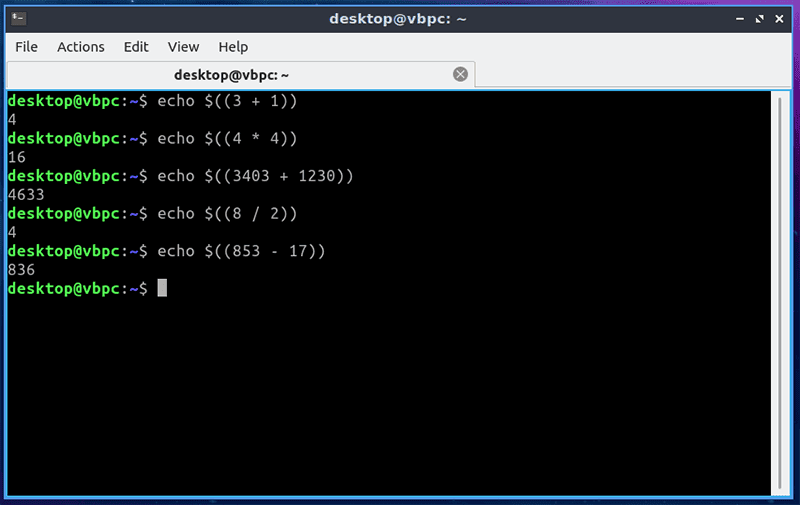 صورة لـ كيفية إستخدام Terminal لـ Linux كآلة حاسبة للعمليات الرياضية | linux-terminal-calculators-echo-min-DzTechs