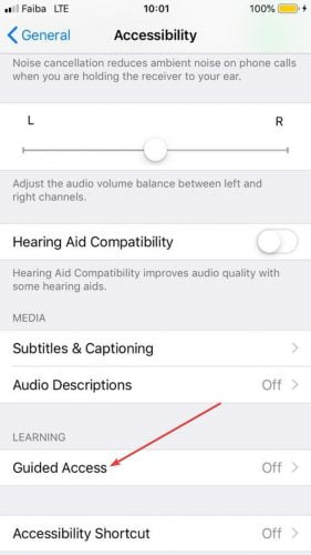 صورة لـ كيفية قفل التطبيقات على iPhone الخاص بك | lock-apps-iphone-settings-accessibility-guided-access-e1563155575997-min-DzTechs