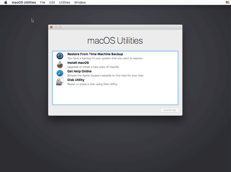 صورة لـ كيفية تثبيت نظام التشغيل macOS مع VirtualBox على Windows | macOS-VirtualBox-Installation-Menu-min-DzTechs