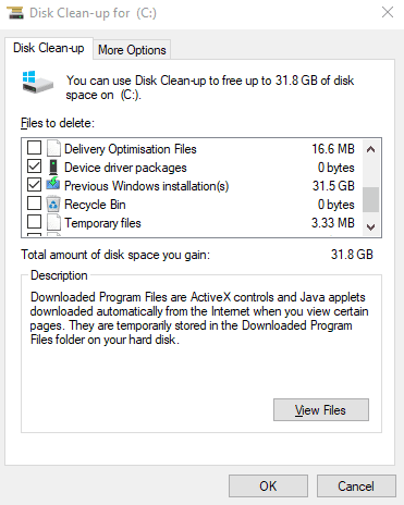 صورة لـ أفضل الطرق لتحرير مساحة تخزين القرص الصلب على Windows 10 | make-space-clean-up-c-drive-clean-up-system-files-min-DzTechs