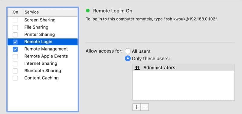 صورة لـ كيفية الوصول عن بُعد إلى جهاز Mac الخاص بك من جهاز كمبيوتر خارجي | remote-access-mac-external-computer-ssh-setup-min-DzTechs