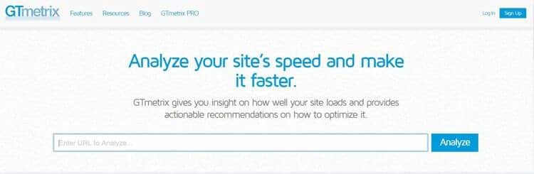 صورة لـ 6 أدوات مفيدة لاختبار سرعة الموقع لمعرفة مدى سرعة تحميل موقعك | website-speed-tools-gtmetrix-min-DzTechs