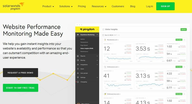 صورة لـ 6 أدوات مفيدة لاختبار سرعة الموقع لمعرفة مدى سرعة تحميل موقعك | website-speed-tools-pingdom-min-DzTechs