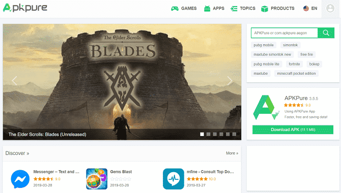 صورة لـ أفضل المواقع لتحميل ألعاب وتطبيقات Android مجانًا وبأمان | apkpure-670x380-DzTechs