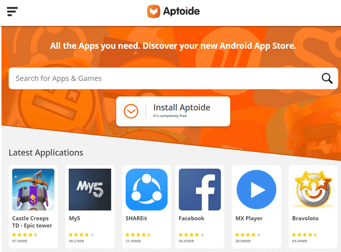 صورة لـ أفضل المواقع لتحميل ألعاب وتطبيقات Android مجانًا وبأمان | aptoide-670x496-DzTechs