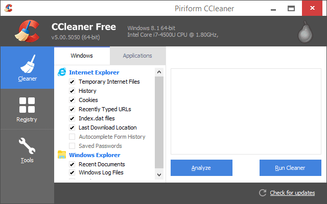 صورة لـ أفضل التطبيقات المحمولة التي لا تتطلب أي تثبيت لنظام Windows | ccleaner-min-DzTechs