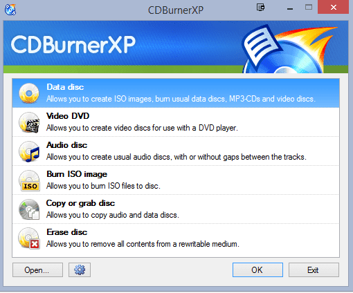 صورة لـ أفضل التطبيقات المحمولة التي لا تتطلب أي تثبيت لنظام Windows | cdburnerxp-min-DzTechs