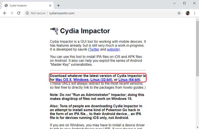 صورة لـ كيفية كسر حماية الـ iPhone أو iPad يعمل على iOS 12.4؟ | download-cydia-min-DzTechs
