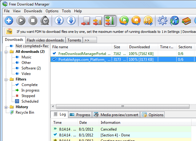 صورة لـ أفضل التطبيقات المحمولة التي لا تتطلب أي تثبيت لنظام Windows | fdm-min-DzTechs
