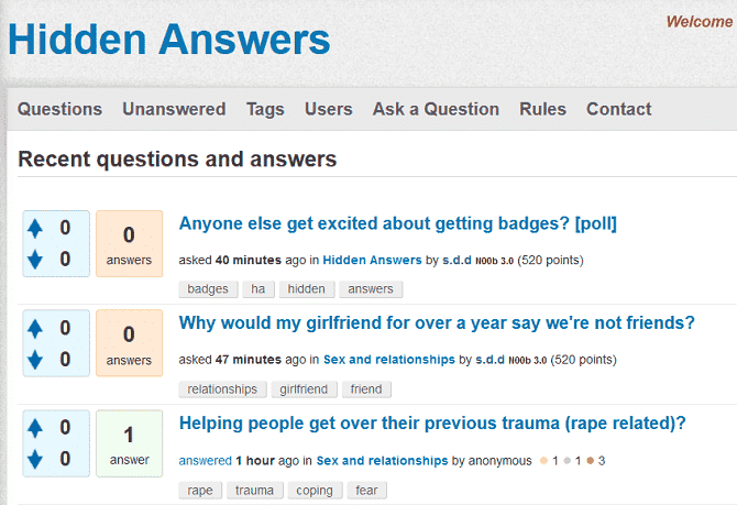 صورة لـ أفضل مواقع الويب المظلم التي لن تجدها على محركات البحث المختلفة | hidden-answers-670x459-min-DzTechs