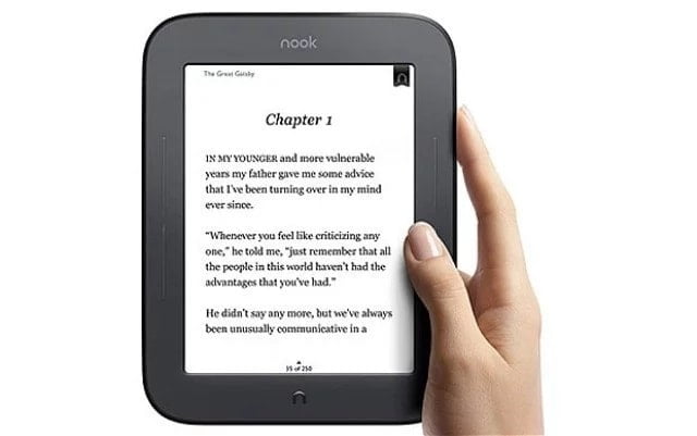 صورة لـ أفضل تطبيقات قارئ الكتب الإلكترونية للهواتف الذكية التي تعمل بنظام Android | nook_1-min-DzTechs