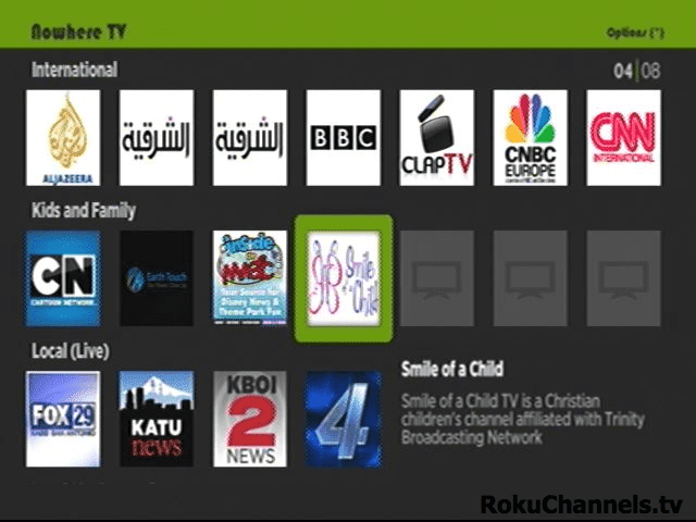 صورة لـ أفضل قنوات Roku التجريبية والمخفية التي يجب تثبيتها الآن | nowhere-tv-min-DzTechs