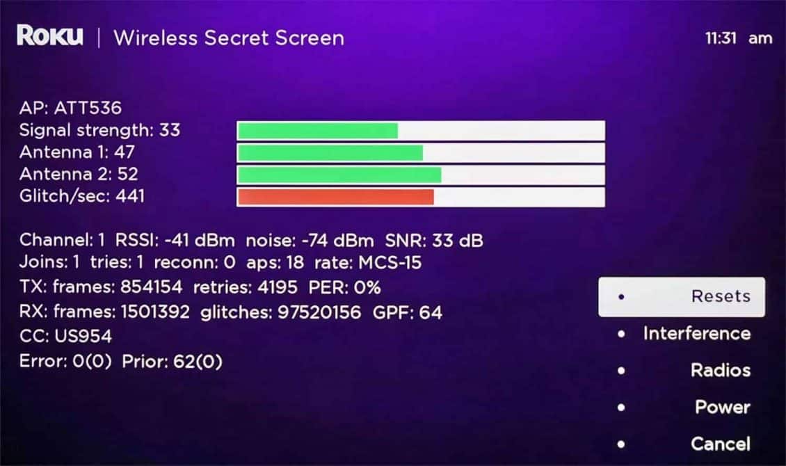 صورة لـ مجموعة من النصائح والحيل على Roku لجعل حياتك أسهل | roku-wifi-strength-xxx-5b03188d6bf0690036bc37ec-min-DzTechs
