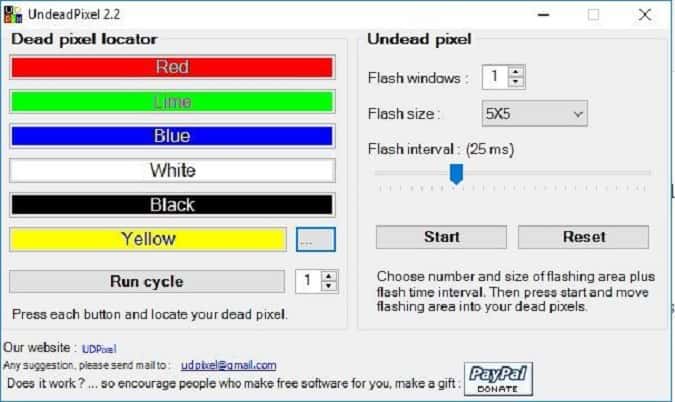 صورة لـ أفضل تطبيقات Windows لإيجاد و إصلاح البكسل العالق والميت على الشاشة | udpixel-min-DzTechs
