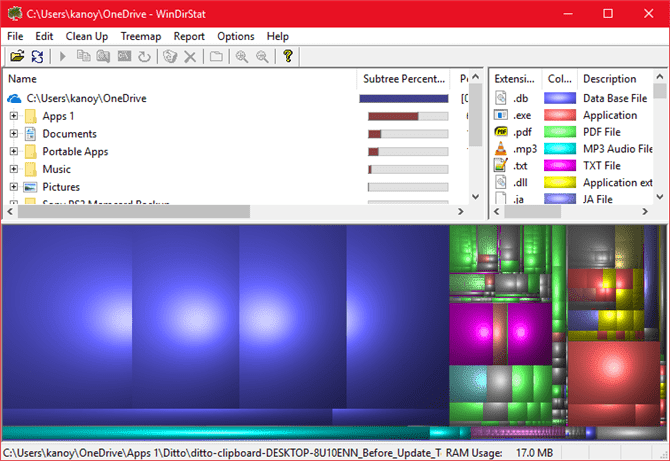 صورة لـ أفضل التطبيقات المحمولة التي لا تتطلب أي تثبيت لنظام Windows | windirstat-best-portable-apps-storage-analysis-tool-670x461-min-DzTechs