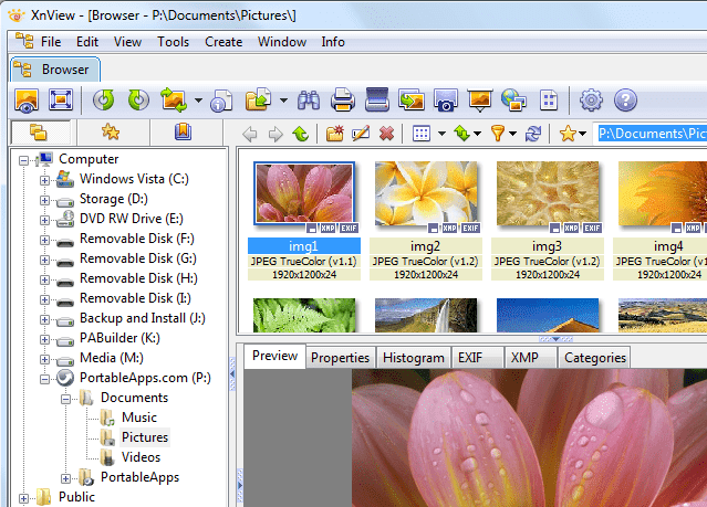 صورة لـ أفضل التطبيقات المحمولة التي لا تتطلب أي تثبيت لنظام Windows | xnview-min-DzTechs